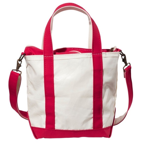 L.L.Bean Limited Edition Fenway Tarp Crossbody Tote - Picture 2 of 5